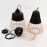 CageNova Geometrische Pendelleuchte | Nordic Design | Eisenkäfig | Einzigartige Beleuchtung