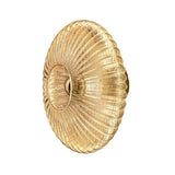 GlowDisc Vintage Wandleuchte | Strukturiertes Glas | Zeitloses Design