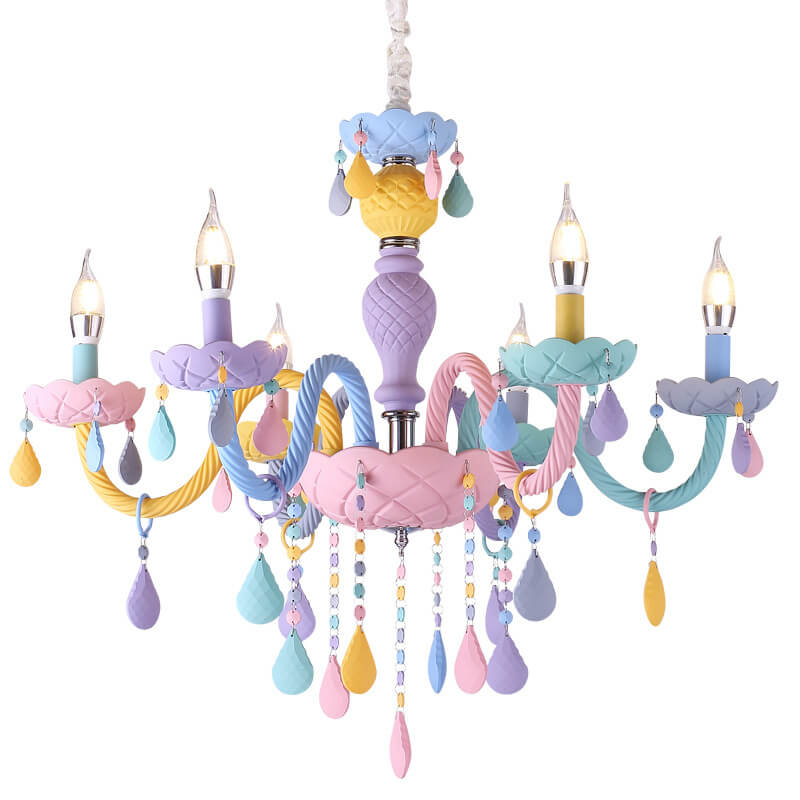 LumiÉtoile Kinder Kronleuchter | Moderner Candelabra-Stil | Kristallglas | 5-15 Lichter