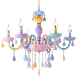 LumiÉtoile Kinder Kronleuchter | Moderner Candelabra-Stil | Kristallglas | 5-15 Lichter