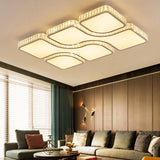 GloriaForma LED Deckenleuchte | Modernes Luxusdesign | Gold | Rechteckig & Quadratisch | Dimmbar