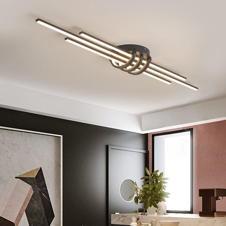 Lumineo LineaFlush Deckenleuchte | Modernes Design | Minimalistisch | LED | Dimmbare Beleuchtung