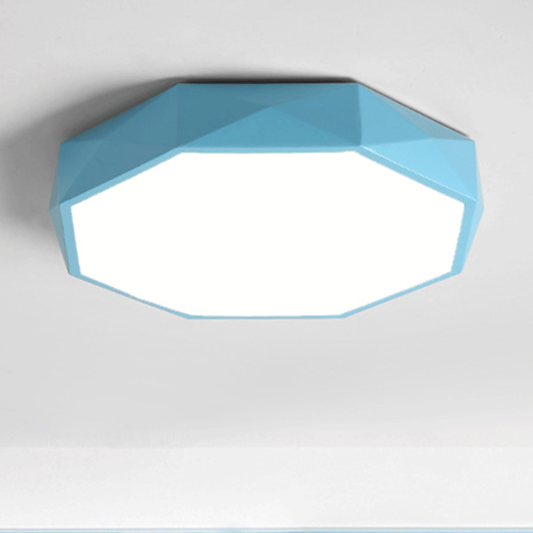LumaGem Nordic LED Deckenleuchte | Diamant-Design | Acryl & Eisen | Dimmbares Licht | Moderne Beleuchtung