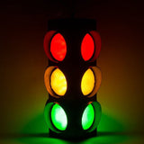 LumoStop Retro Pendelleuchte | Ampel-Design | Eisen & Glas | LED Beleuchtung