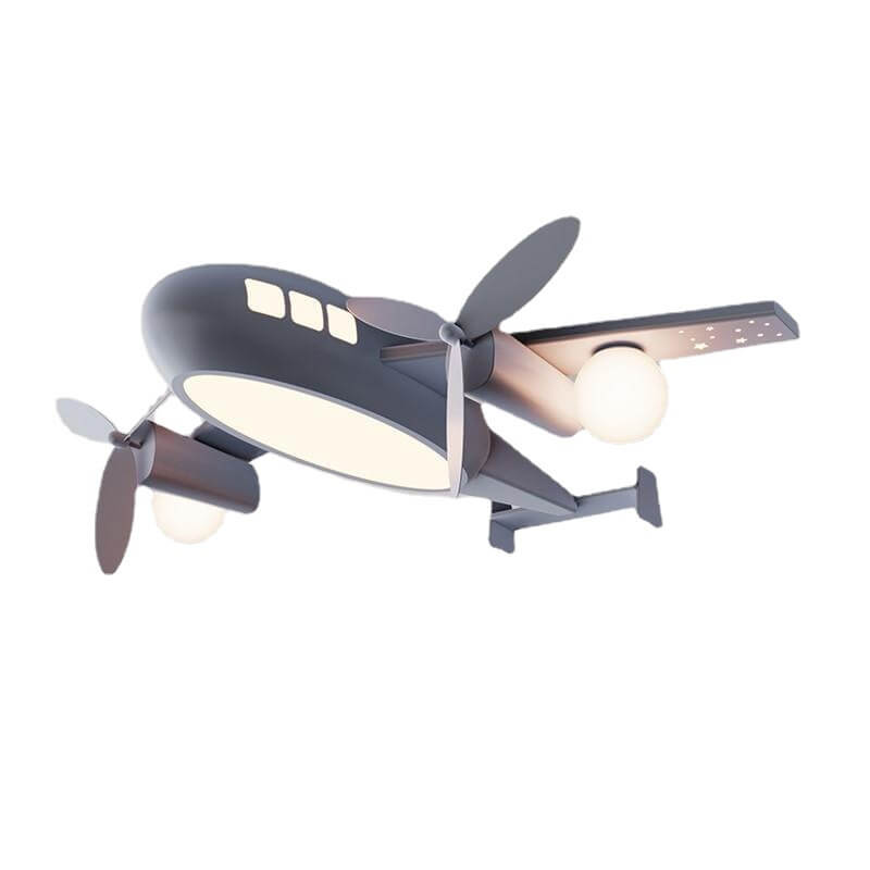 SkyCruiser Kreative Nordic LED Pendelleuchte für Kinder | Flugzeugdesign | Dimmbar | Perfekte Beleuchtung fürs Kinderzimmer