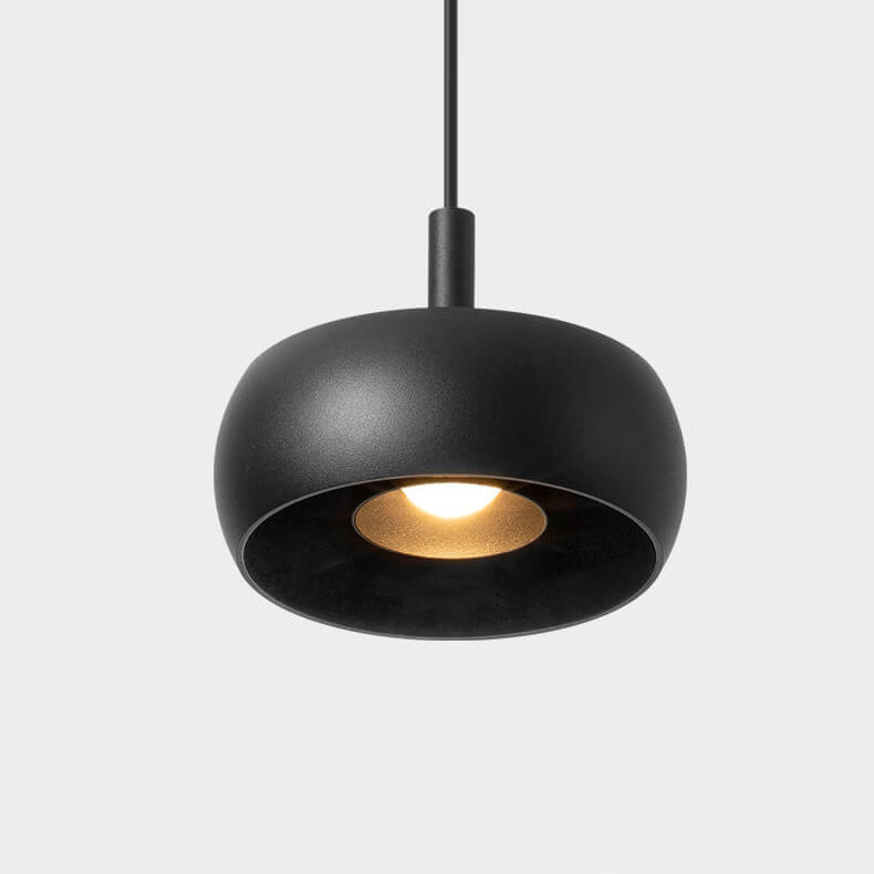 Illuro Nordic Minimalist Pendelleuchte | Aluminium-Kuppel | LED Deckenleuchte | Höhenverstellbar | Für Esszimmer & Büros