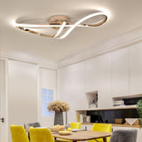 TwistLum LED-Deckenleuchte | Modernes Spiraldesign | Aluminium & Silikon | Schlafzimmerbeleuchtung