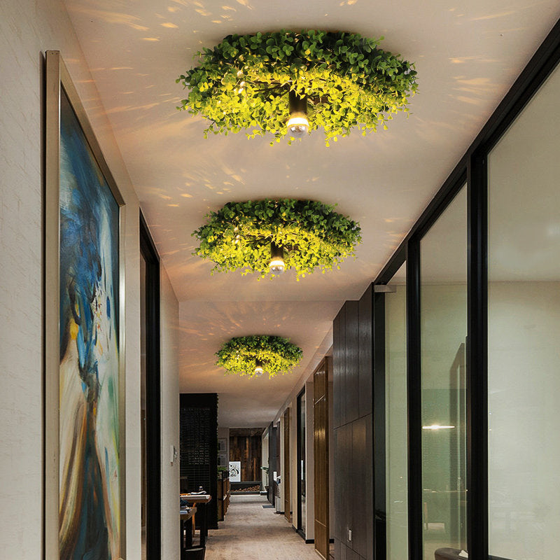 LeafLume Deckenleuchte | Kreatives Pflanzen-Design | Flush Mount | Natürliche Eleganz für moderne Räume