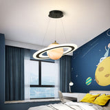 NovaOrbit Kids LED Kronleuchter | Kreatives Weltraumdesign | Dimmbar & Farbenfroh | Modern