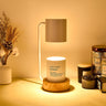 ShinaiGlow Holz-Tischlampe | Dimmbar | Timer-Funktion | Wachseffekt | Modernes Design