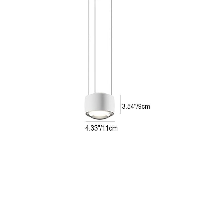 CylinBright LED Pendelleuchte | Nordic Design | Intelligenter Sensor | Metallzylinder | Dimmbar