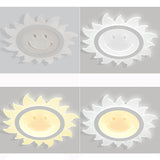 SunnyGlow Smiley LED Deckenleuchte | Cartoon Design | Warm- & Weißlicht | Dimmbar | Kinderzimmer
