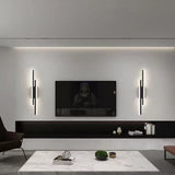 LuxLine Moderne LED Wandlampe | Minimalistisches Design | Eisen & Acryl | Dimmbares Licht