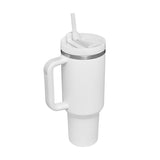 ThermoSip Isolierter Trinkbecher mit Strohhalm | Doppelwandig | Auslaufsicher | Perfekt für unterwegs