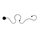 Serpenta Moderne LED Wandlampe | Aluminium | Geschwungenes Design | Dimmbar | Stilvolle Beleuchtung