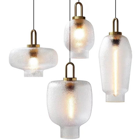 LustroLume Oval Glas Pendelleuchte | Nordic Design | Luxuriöse Beleuchtung | Stilvolle Raumgestaltung