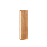 LumoLog Japanischer Minimalistischer Rotierender LED Wandstrahler | Holzoptik | Dimmbar | Modernes Design für Zuhause