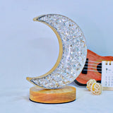 LunaStar Tischlampe | Nordic Design | Mond & Stern | LED USB | Stimmungslicht