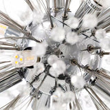 LuxaLume Skandinavischer Kronleuchter | Kristall & Metall | 8/9/12/16 Flammen | Modernes Design für Schlafzimmer & Wohnzimmer