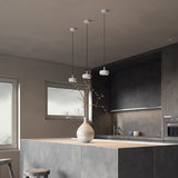 Illuro Nordic Minimalist Pendelleuchte | Aluminium-Kuppel | LED Deckenleuchte | Höhenverstellbar | Für Esszimmer & Büros