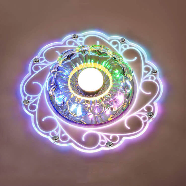 IlluBloom LED Deckenleuchte | Kreatives Blütendesign | Runde Deckenlampe | Energieeffizient & Modern