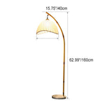 BambooLume Retro Bamboo Pole LED Stehlampe | 1-Licht | Modernes Design | Dimmbare Beleuchtung | Naturdeko für Zuhause