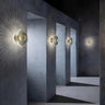 GlowDisc Vintage Wandleuchte | Strukturiertes Glas | Zeitloses Design