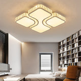 GloriaForma LED Deckenleuchte | Modernes Luxusdesign | Gold | Rechteckig & Quadratisch | Dimmbar