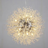 LuxaLume Skandinavischer Kronleuchter | Kristall & Metall | 8/9/12/16 Flammen | Modernes Design für Schlafzimmer & Wohnzimmer
