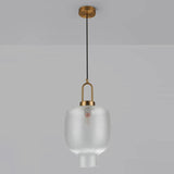 LustroLume Oval Glas Pendelleuchte | Nordic Design | Luxuriöse Beleuchtung | Stilvolle Raumgestaltung