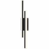 LuxLine Moderne LED Wandlampe | Minimalistisches Design | Eisen & Acryl | Dimmbares Licht