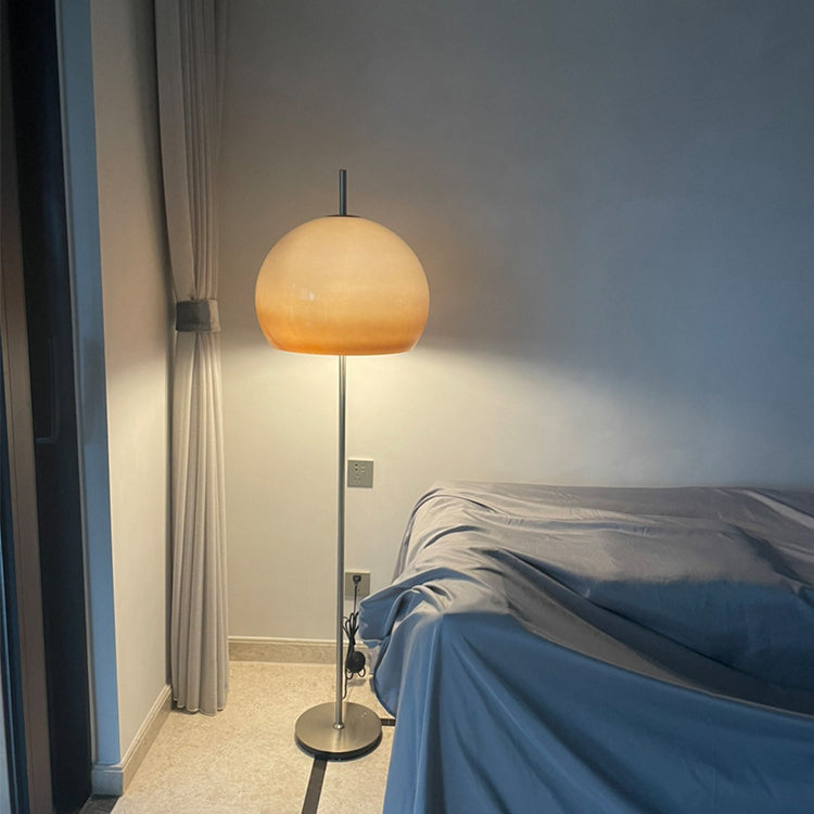 Lumora Retro Mushroom Stehleuchte | 2-Licht Design | Glas & Metall | Perfekt für Wohnzimmer
