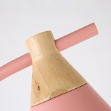 LuxiCone Nordic Macaron Stehlampe | Konischer Lampenschirm | 1 Licht | Kreatives Design | Stehende Bodenleuchte