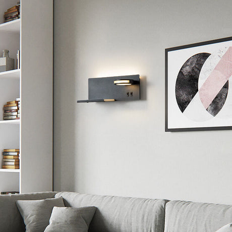 LumiSmart USB LED Wandleuchte | Modernes Design | Flaches Leselicht mit Warmweiß | Intelligente Wandbeleuchtung