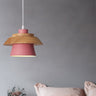 LunaDisc Moderne Pendelleuchte | Minimalistisches Design | Holz & Metall | Wohnraumbeleuchtung