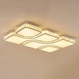 GloriaForma LED Deckenleuchte | Modernes Luxusdesign | Gold | Rechteckig & Quadratisch | Dimmbar