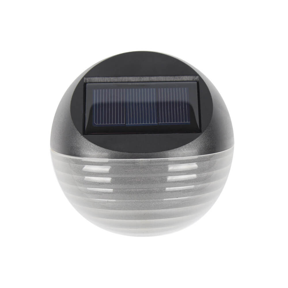 SolarArc LED Wandleuchte | Halbkreisdesign | Solarbetrieben | Außenlampe für Garten & Zaun | 6 LEDs