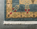 EleganceFringe Moderner Teppich mit Fransen | Klassisches Design | Hochwertig & Stilvoll | Verschiedene Größen