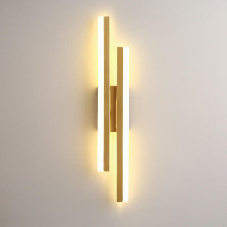 LuxLine Moderne LED Wandlampe | Minimalistisches Design | Eisen & Acryl | Dimmbares Licht