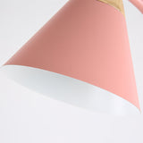 LuxiCone Nordic Macaron Stehlampe | Konischer Lampenschirm | 1 Licht | Kreatives Design | Stehende Bodenleuchte