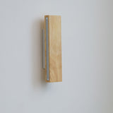 LumoLog Japanischer Minimalistischer Rotierender LED Wandstrahler | Holzoptik | Dimmbar | Modernes Design für Zuhause