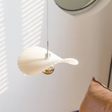 LotusGlow LED Pendelleuchte im Art-Deco-Stil | Gefalteter Harz-Lampenschirm | Elegantes Design für Wohnzimmer