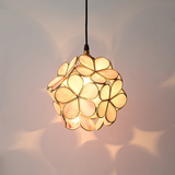 PetalGlow Glasblütenblatt-Pendelleuchte | Nordischer Stil | Elegantes Design für Ess- & Wohnzimmer