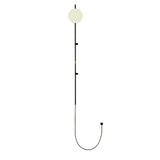 VertaGlow Minimalist Glas-Wandleuchte | Langer Arm | Modernes Design | Dimmbares Stimmungslicht | Perfekt für Wohnzimmer & Schlafzimmer