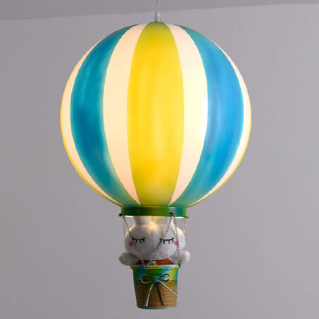 SkyaGlow Heißluftballon Hängeleuchte | Kreatives Skandinavisches Design | LED Pendelleuchte | Deko für Zuhause