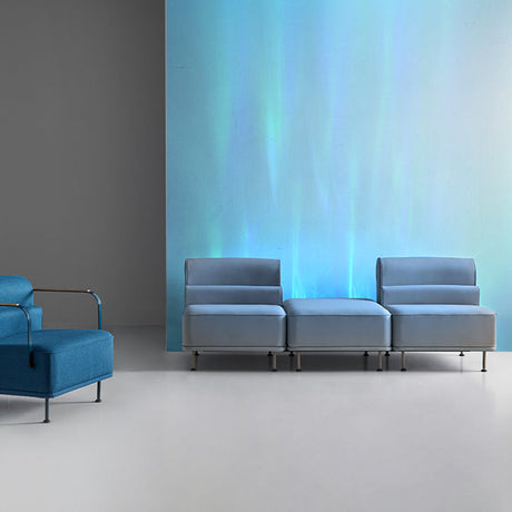 LumaRipple Art Deco LED Stehlampe | Aluminium & Acryl | Wasserdesign | Stimmungslicht für Wohnzimmer