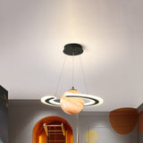 NovaOrbit Kids LED Kronleuchter | Kreatives Weltraumdesign | Dimmbar & Farbenfroh | Modern