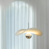 LotusGlow LED Pendelleuchte im Art-Deco-Stil | Gefalteter Harz-Lampenschirm | Elegantes Design für Wohnzimmer