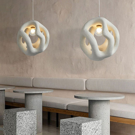 ShiroZen Wabi Sabi Pendelleuchte | Japanisches Design | Elegante Deckenbeleuchtung | Minimalistische Einrichtung