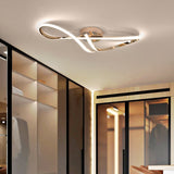 TwistLum LED-Deckenleuchte | Modernes Spiraldesign | Aluminium & Silikon | Schlafzimmerbeleuchtung